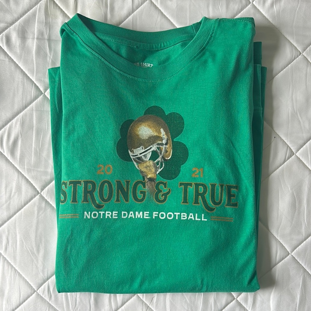Notre Dame Football 2021 “The Shirt” long sleeve - NWOT